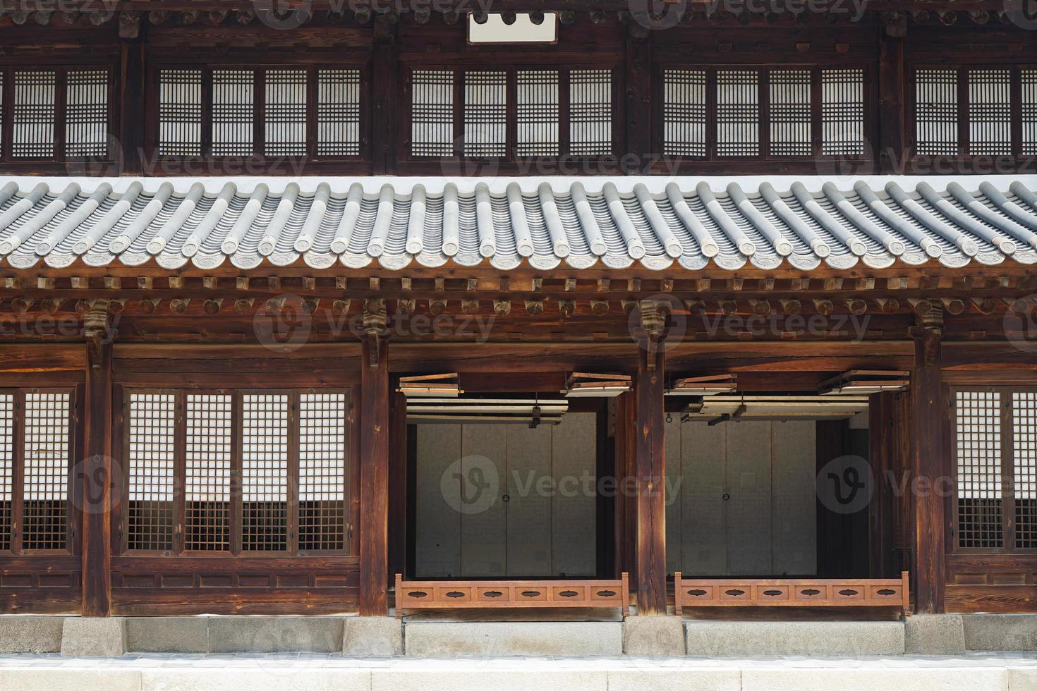 a traditional house in Seoul, Korea photo