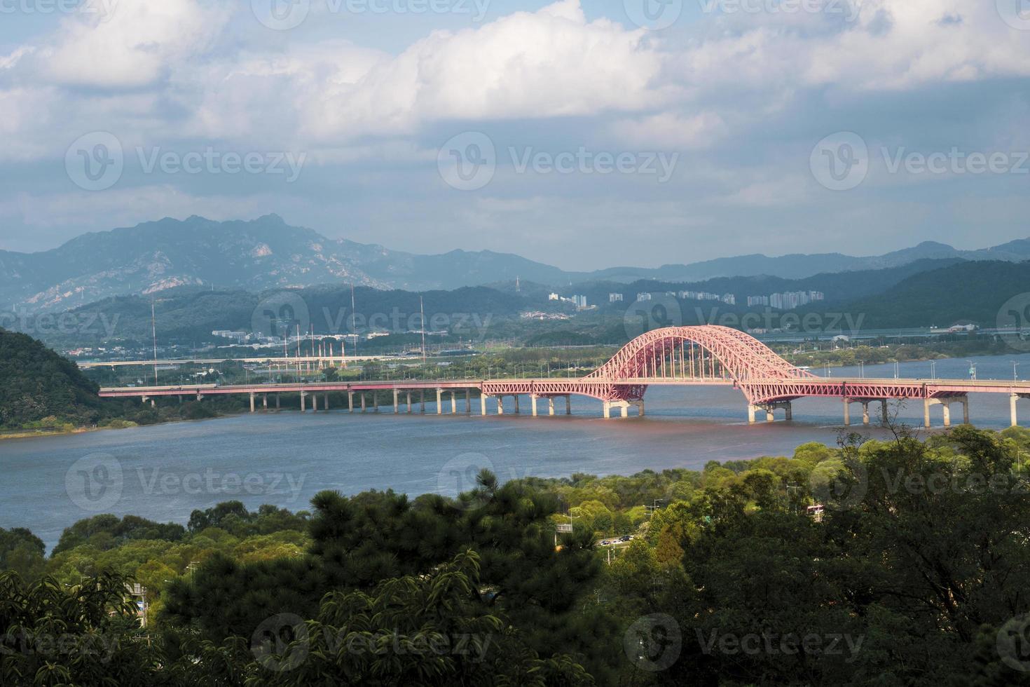 Banghwa Bridge and the surrounding landscape photo