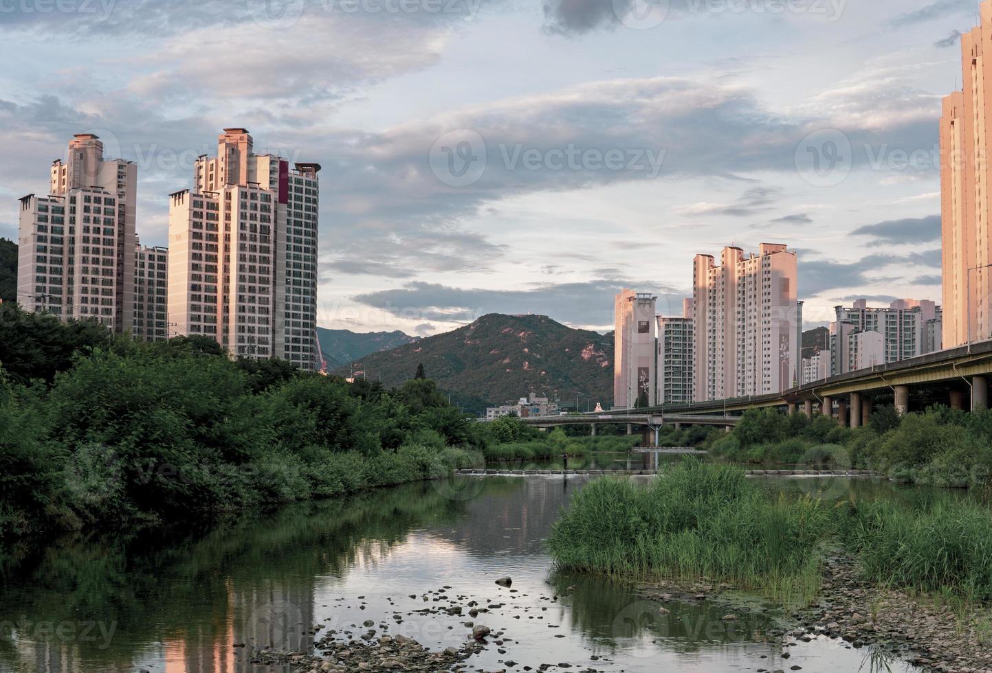 View of Anyang City, Gyeonggi-do, Korea photo