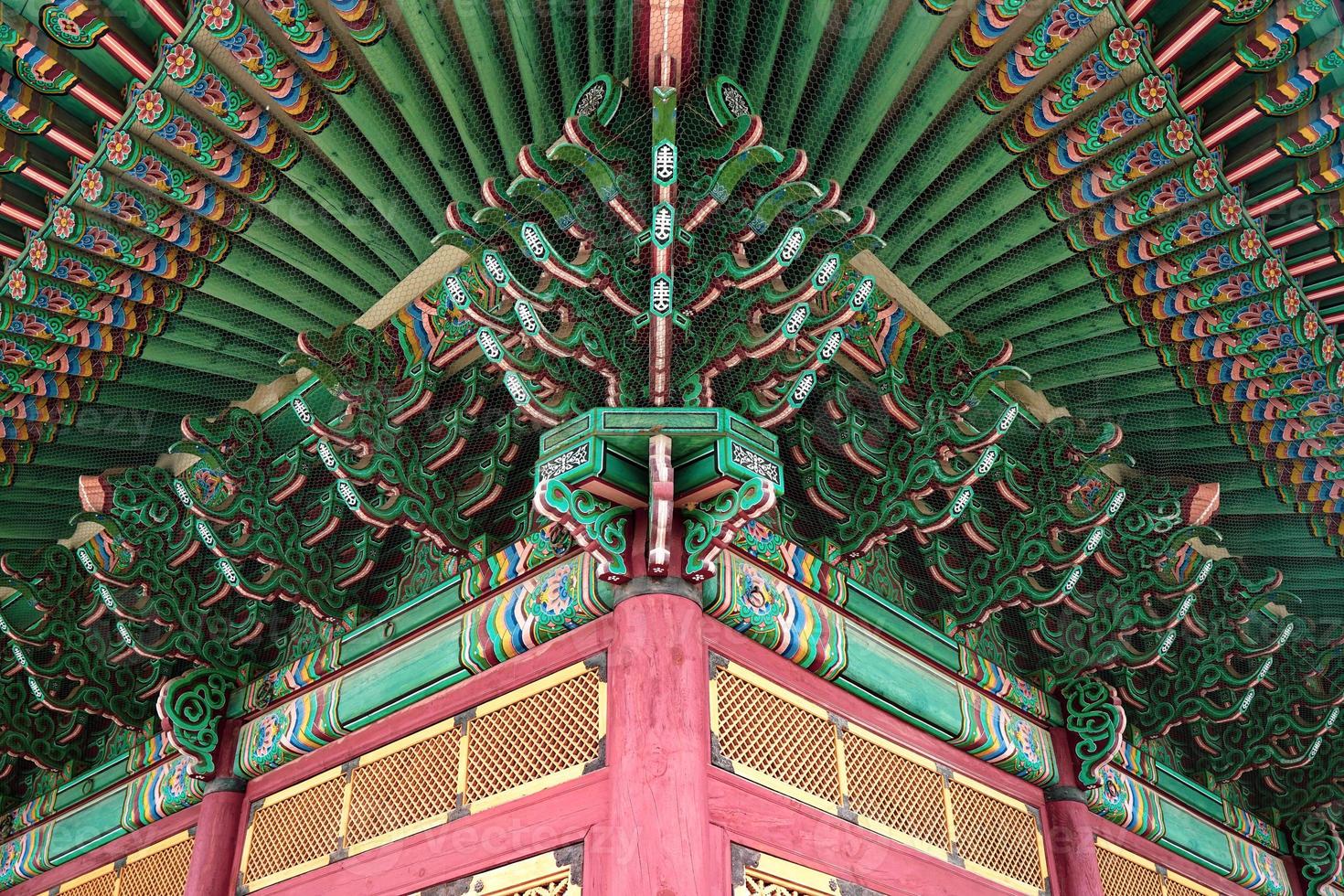 a traditional house in Seoul, Korea photo