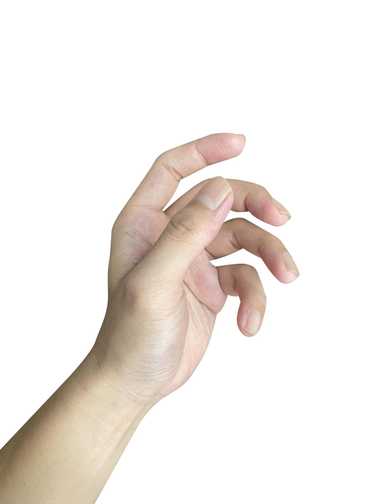 Open asian hand low angle reaching something isolated on white background 9667519 Stock Photo at