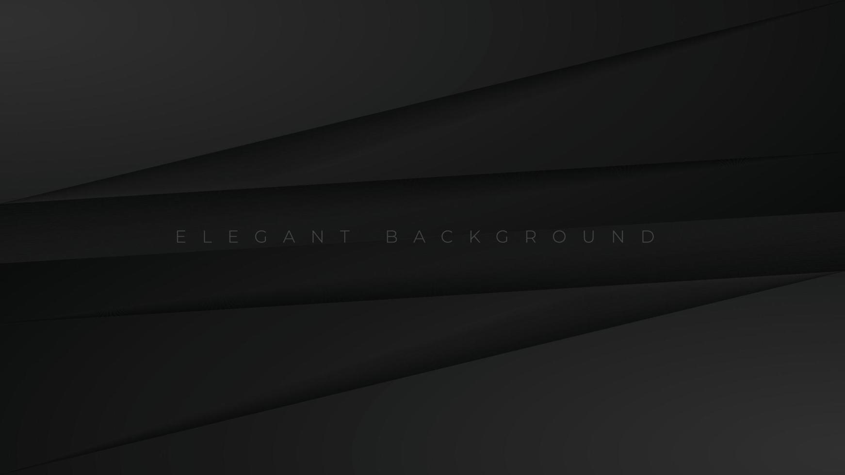 Overlap black layer background. Minimal elegant background paper cut style. Abstract layout modern vector illustration
