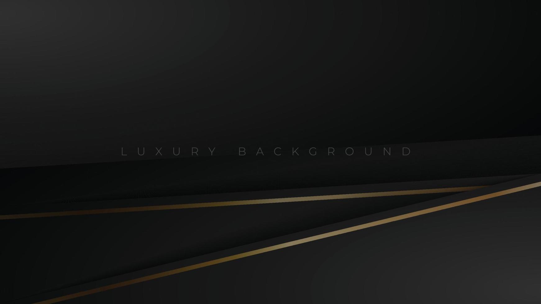 Abstract overlap background with gold lines. Luxury style. Vector illustration