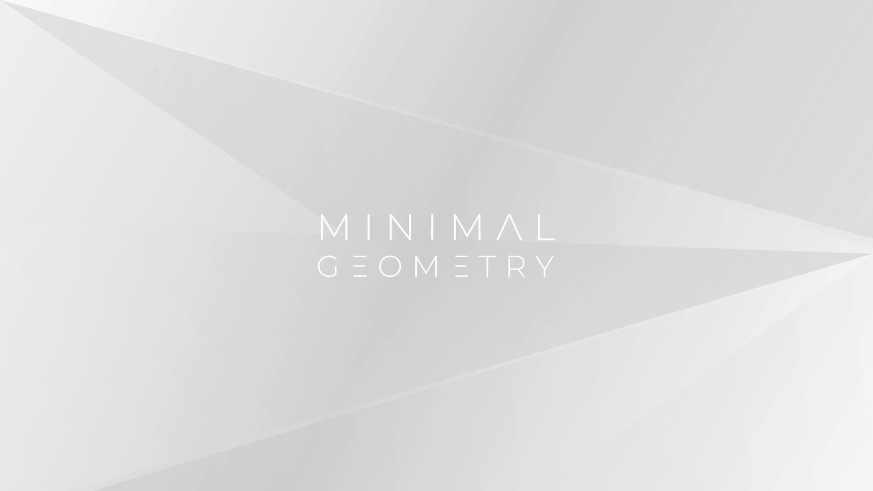 fondo abstracto premium blanco y gris. elementos de geometría de gradiente. fondo abstracto plateado minimalista. vector