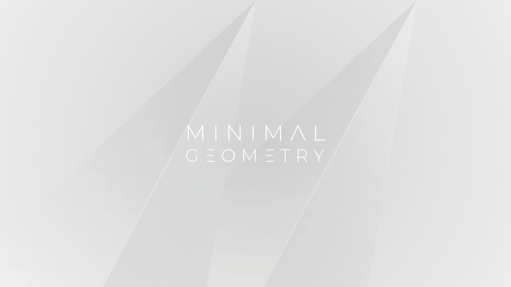 White and gray premium abstract background. Gradient geometry elements. Minimalist silver abstract background. vector