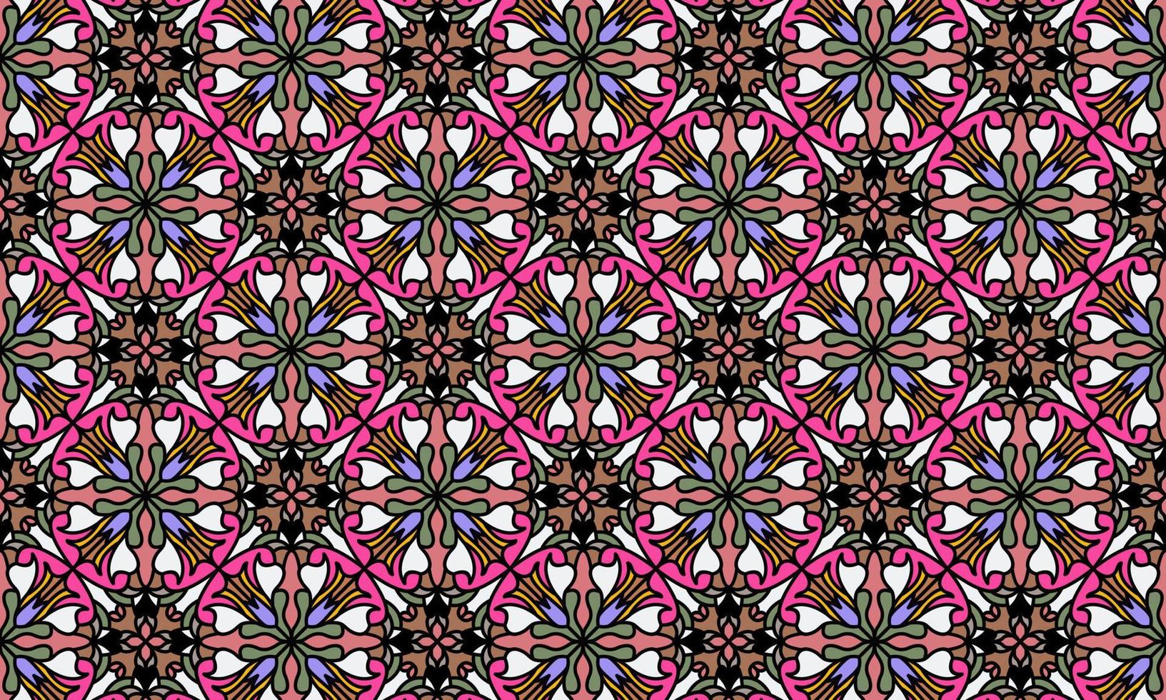 ethnic background pattern abstract vector