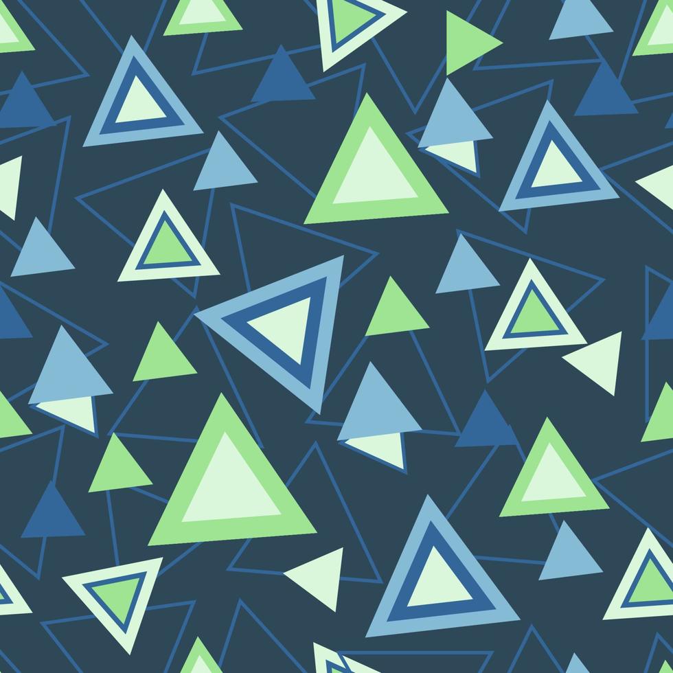 triangles seamless geometric pattern vector