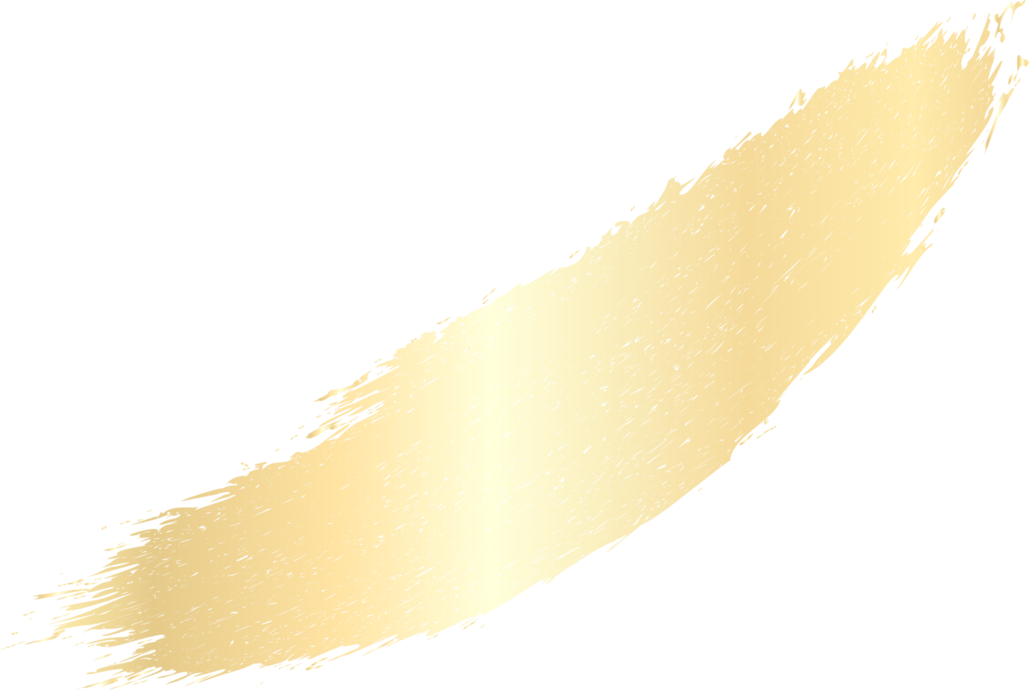 Gold Brush Stroke for design illustration 9668778 PNG
