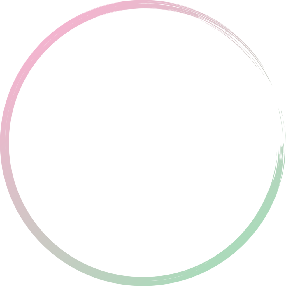 Gold Circle Frame Gradient png