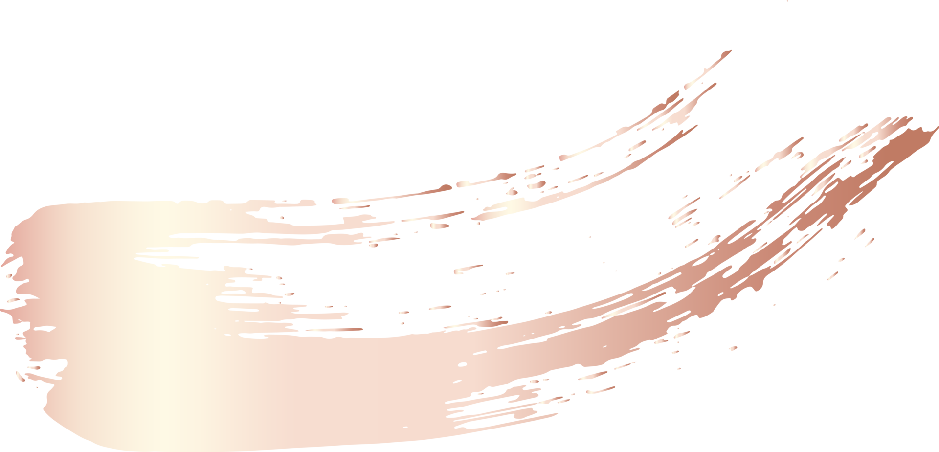 Rose Gold Brush Stroke for design illustration 9669011 PNG