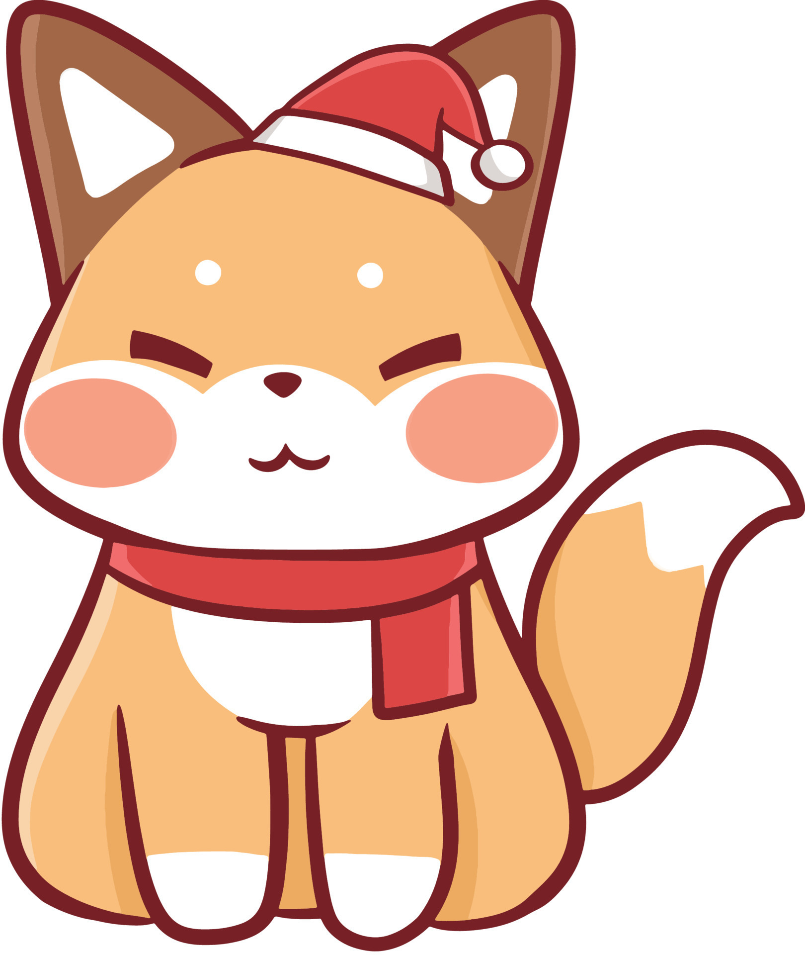 Christmas Cartoon Illustration Cute Kawaii Character Anime 9669275