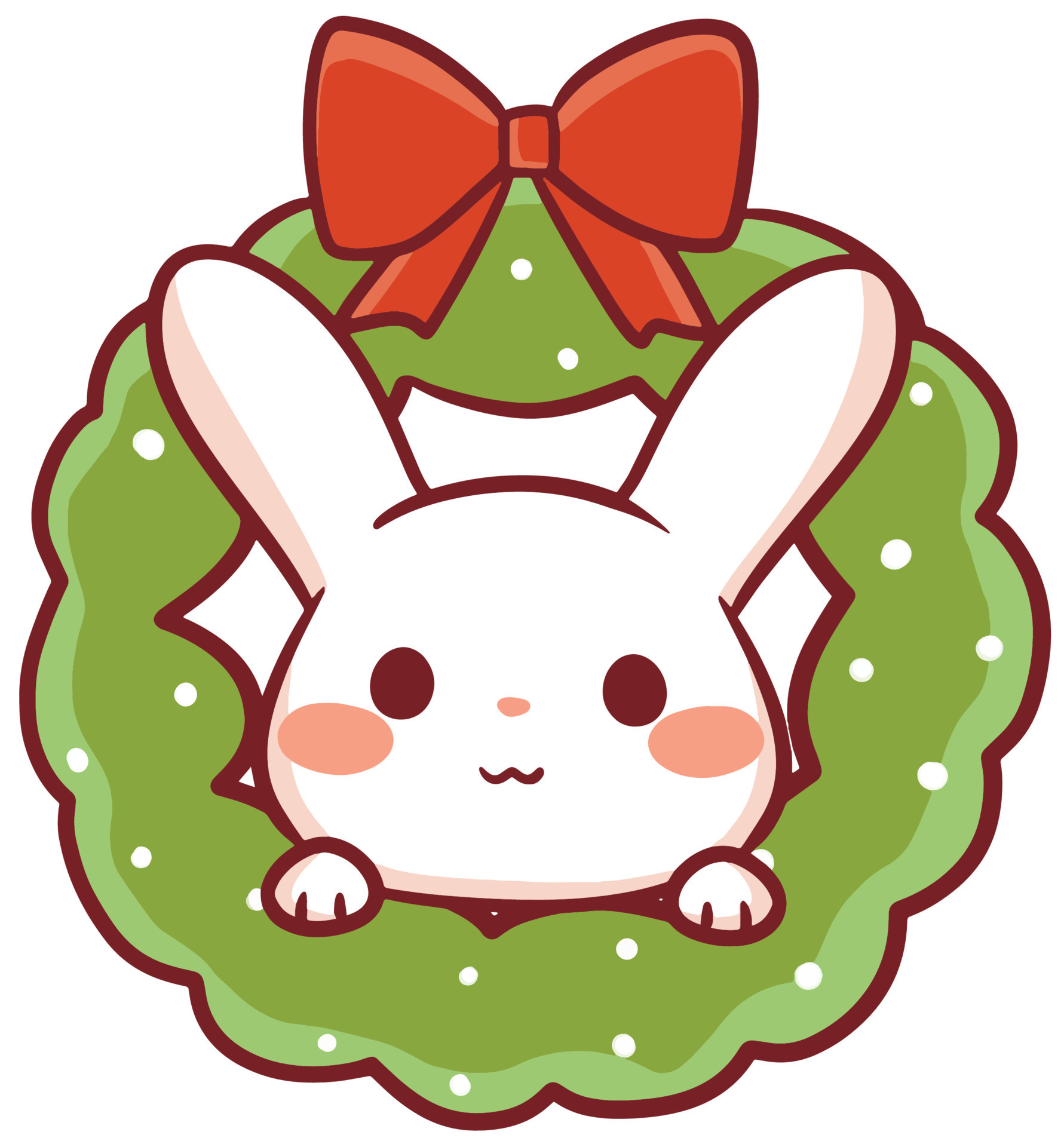 Christmas Cartoon Illustration Cute Kawaii Character Anime 9669275