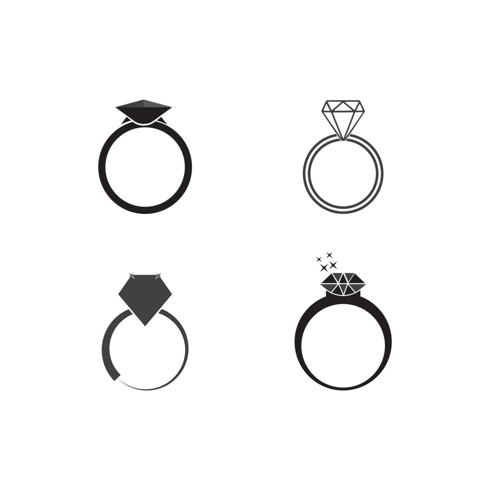 diamond ring icon vector illustration design template