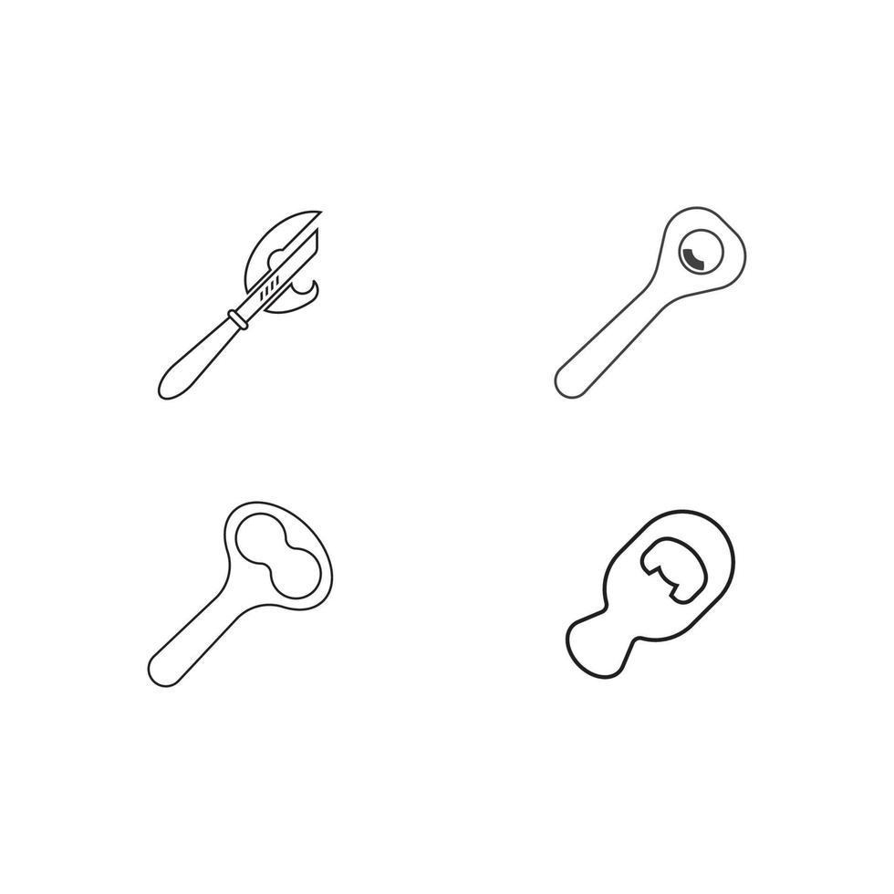 Tin opener icon vector illustration template design.