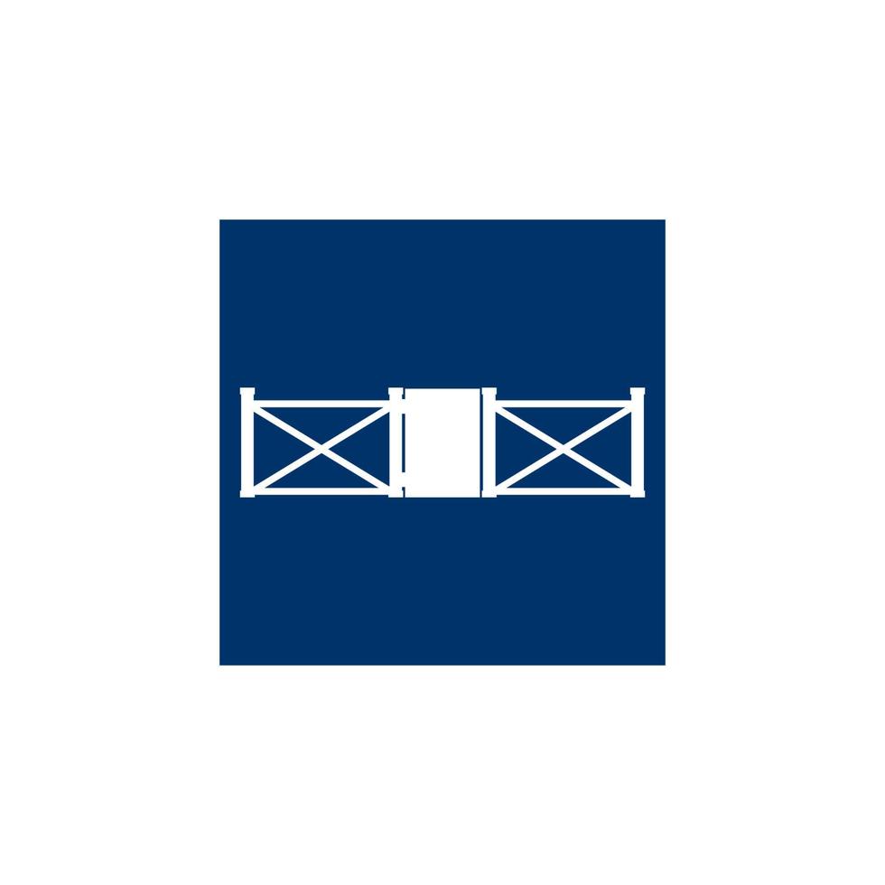 fence icon vector illustration design template