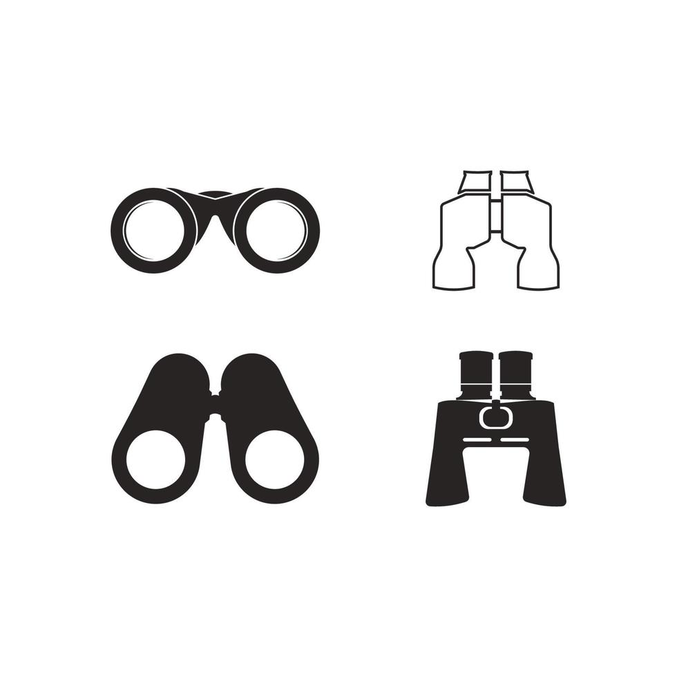 Binoculars icon vector illustration design template