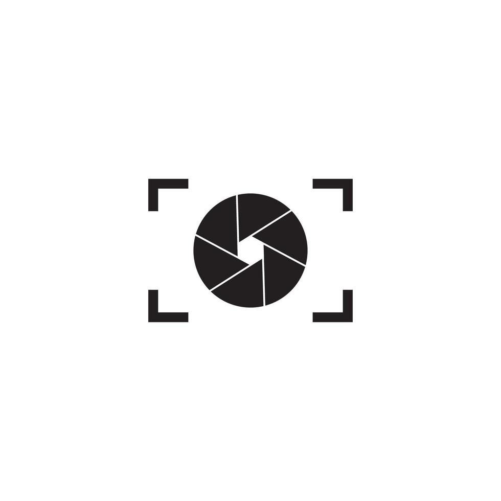 camera lens icon vector illustration design template