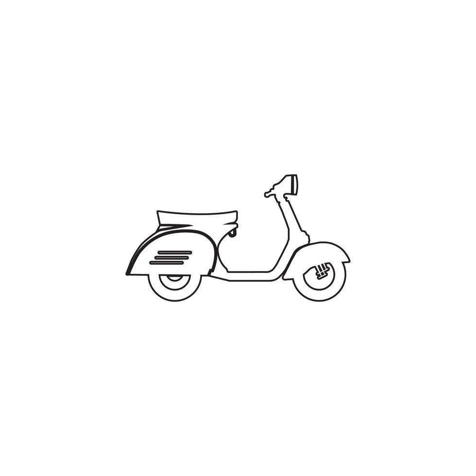 motorcycle Icon vector illustration template design.