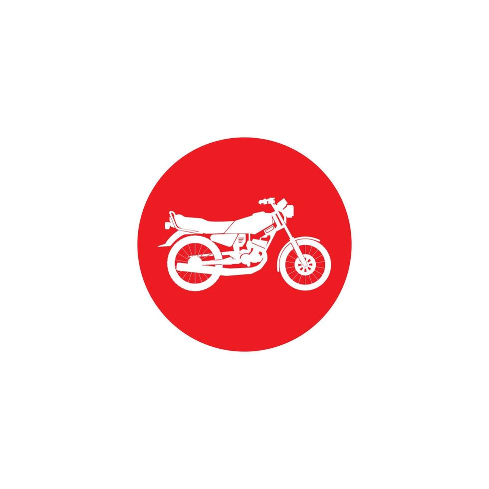 motorcycle Icon vector illustration template design.