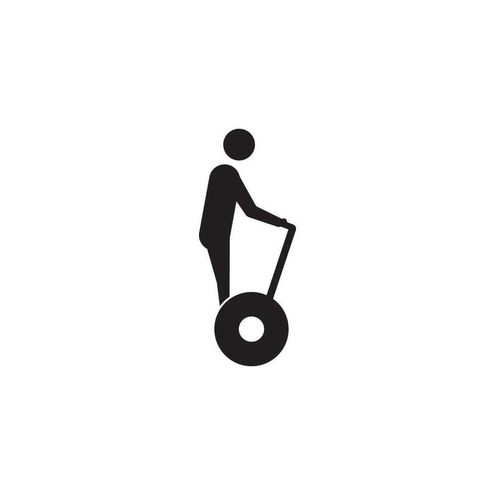 Segway icon vector illustration template design.