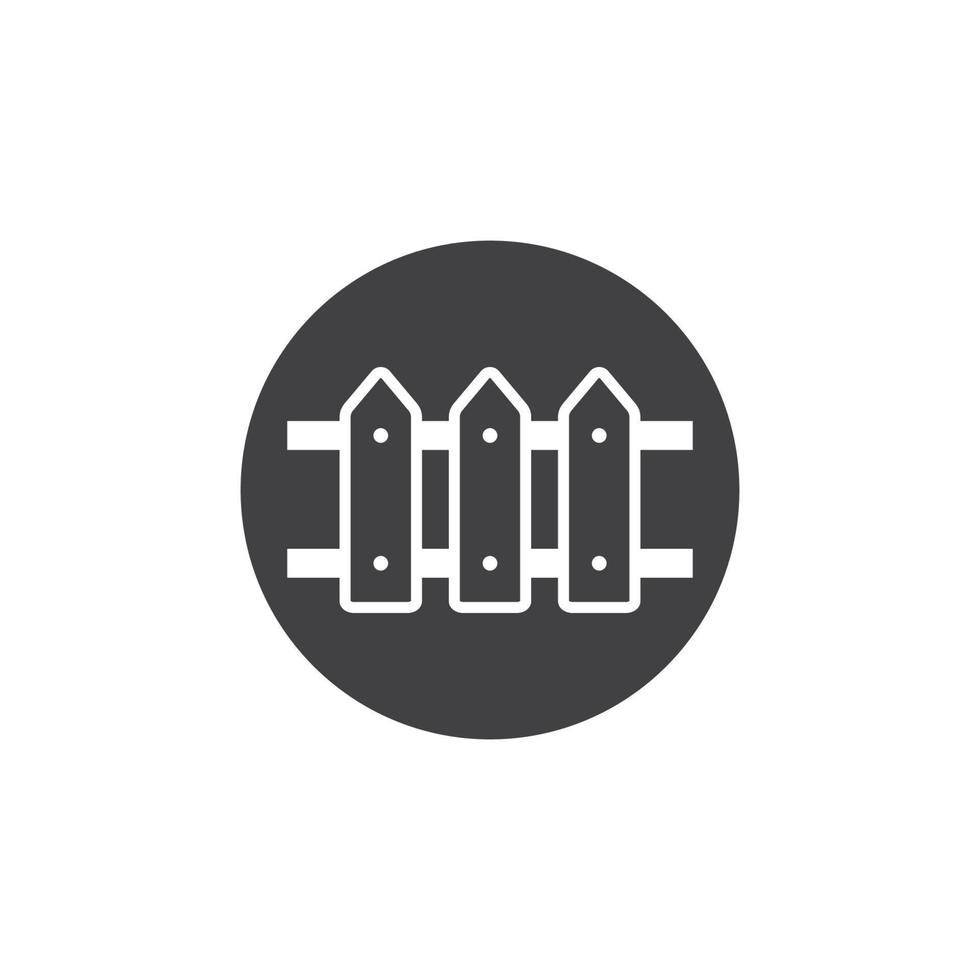 fence icon vector illustration design template