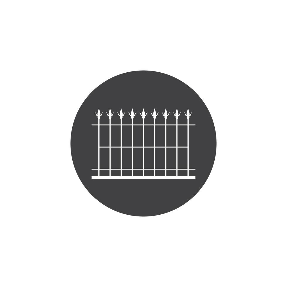 fence icon vector illustration design template