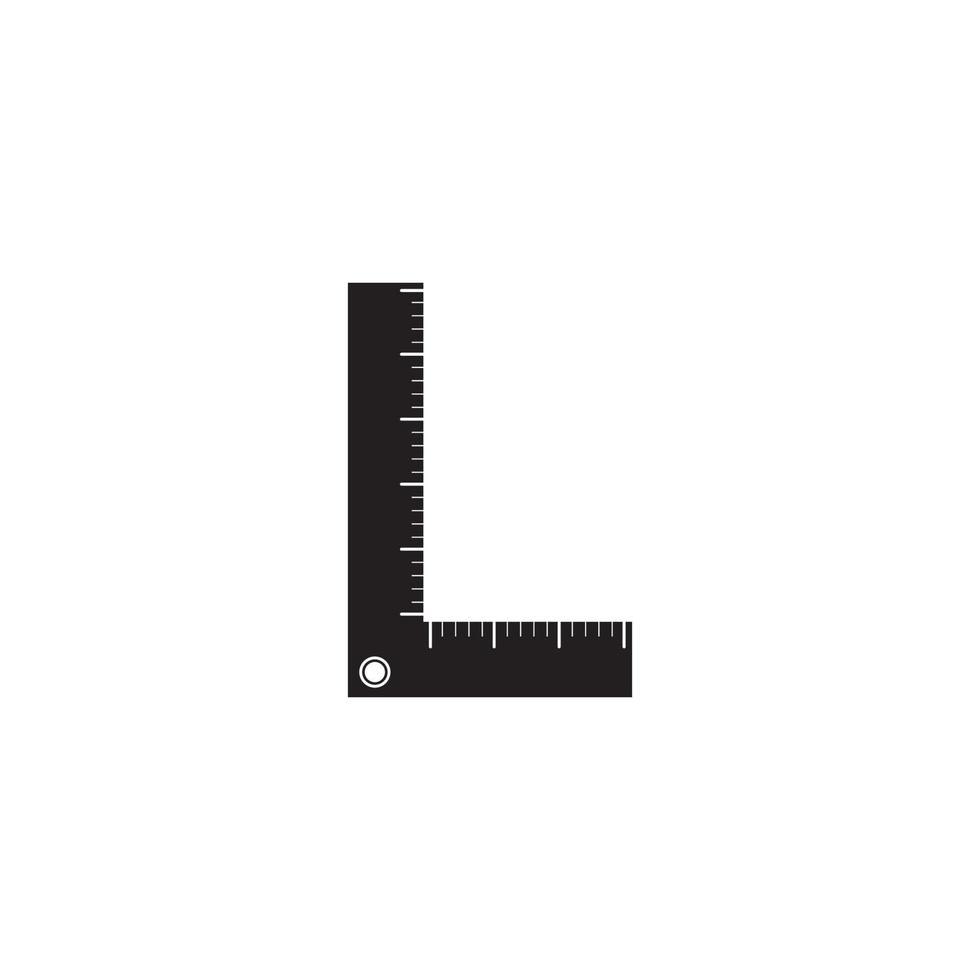 Ruler icon vector illustration design template