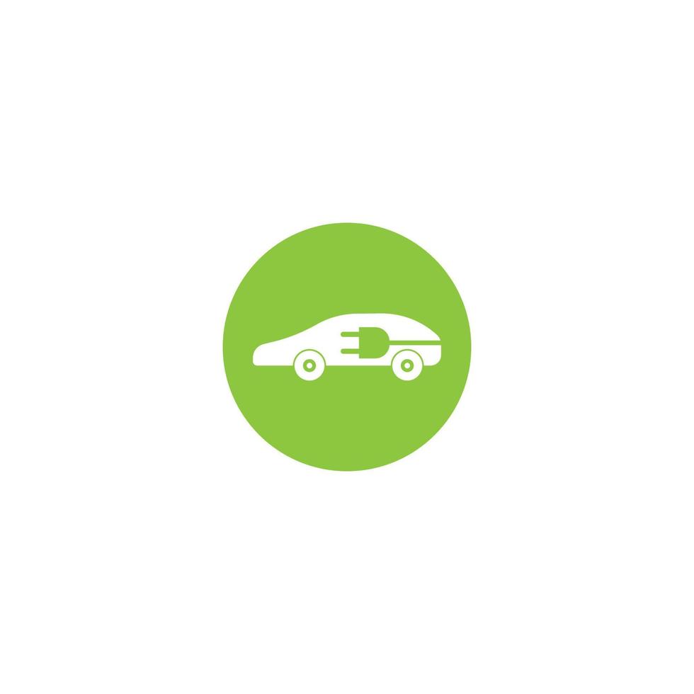 Electric car icon vector illustration template design.