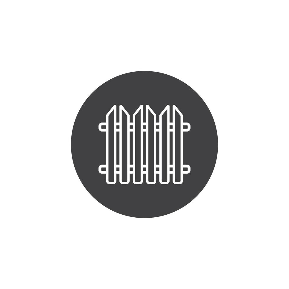 fence icon vector illustration design template