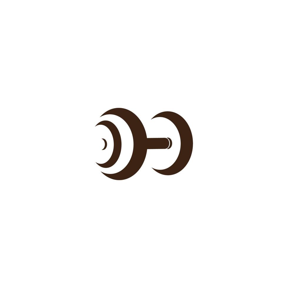 Barbell icon vector illustration design template