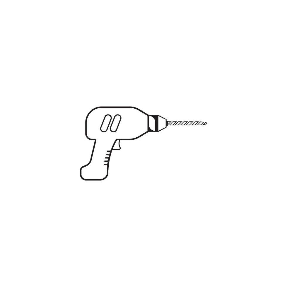 Drill icon vector illustration design template