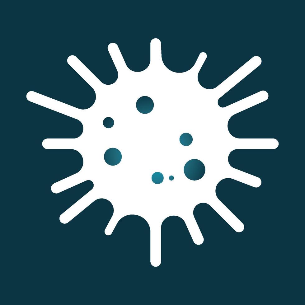 Bacteria microbes icon vector illustration design