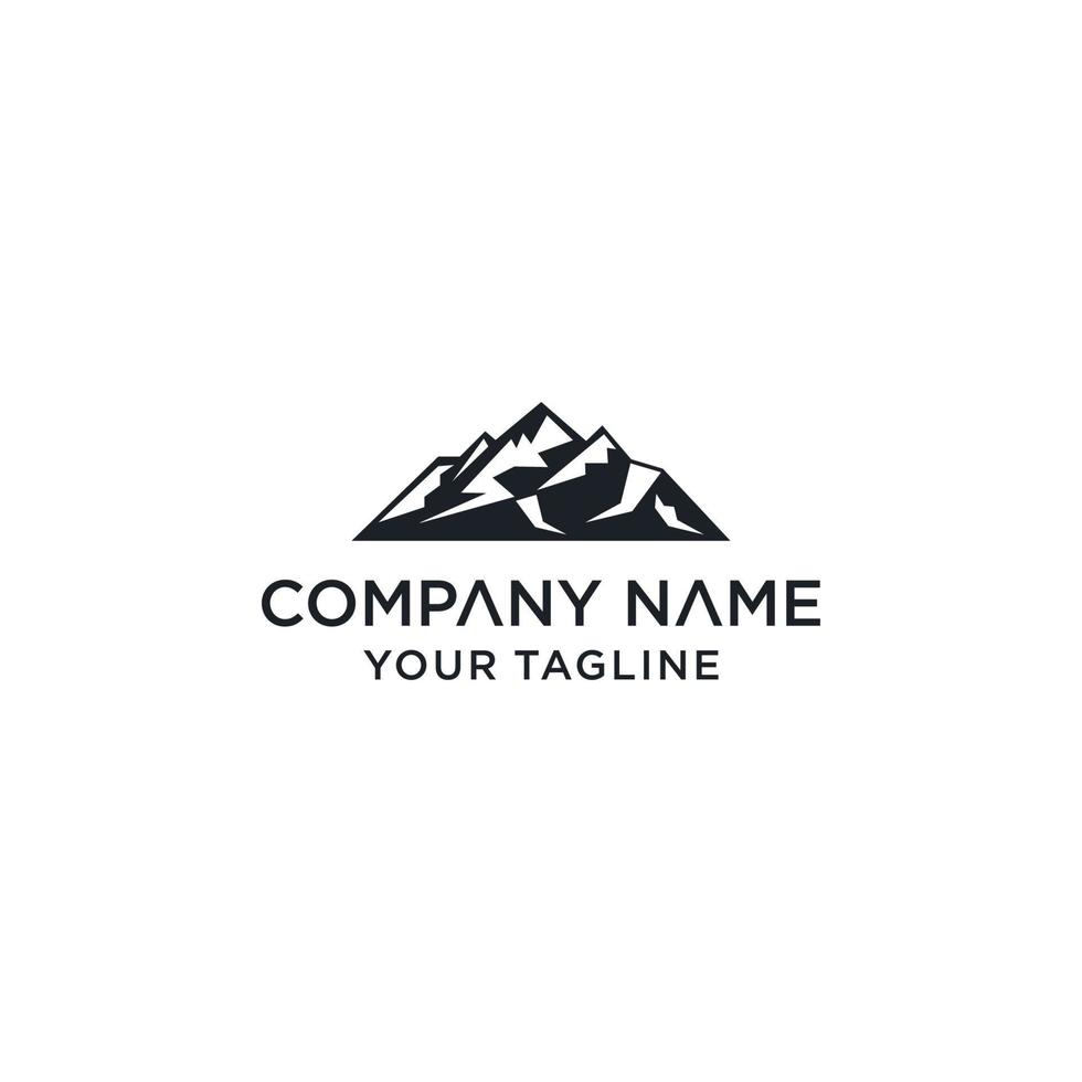 concept mountain logo design vector illustration isolated background