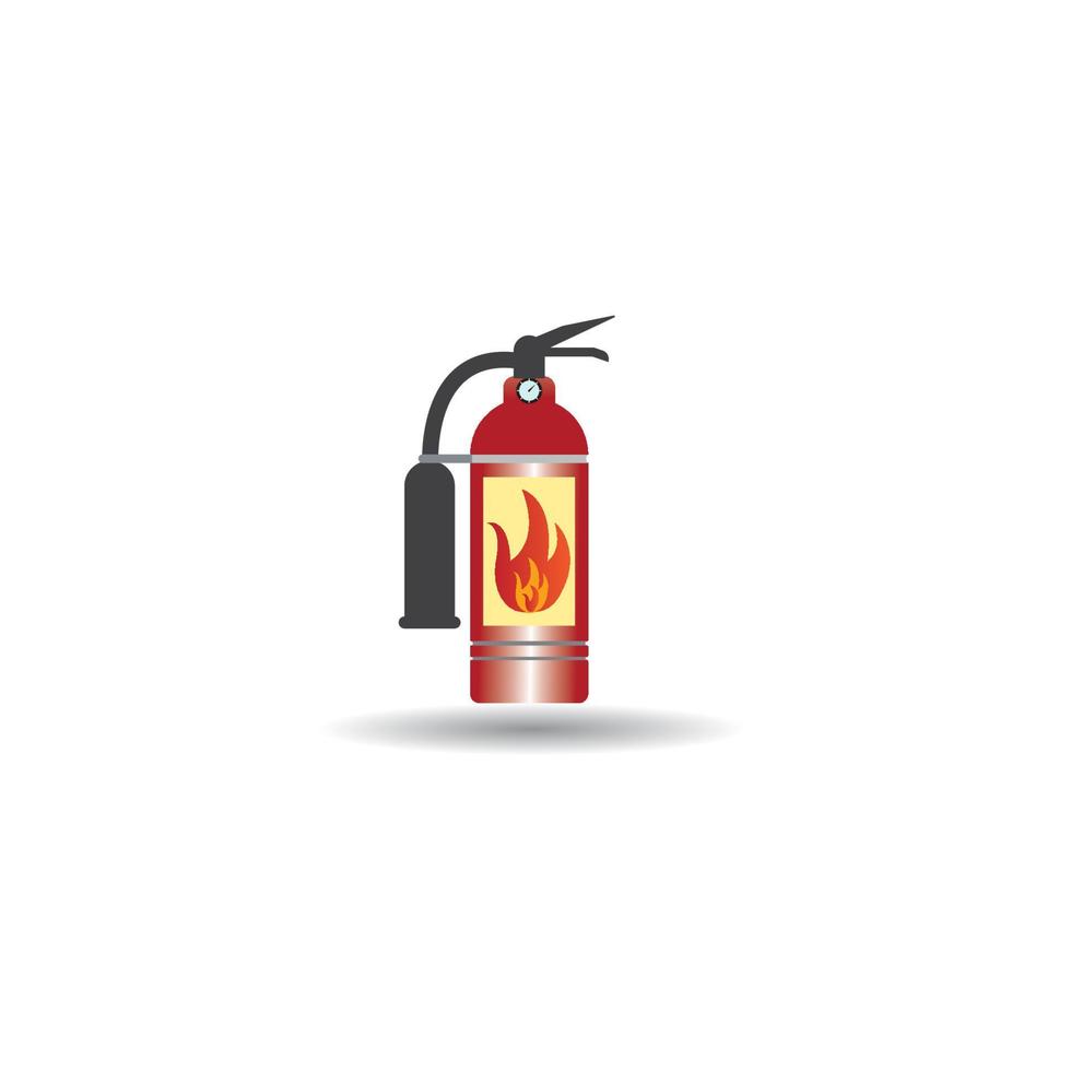 Fire extinguisher icon vector