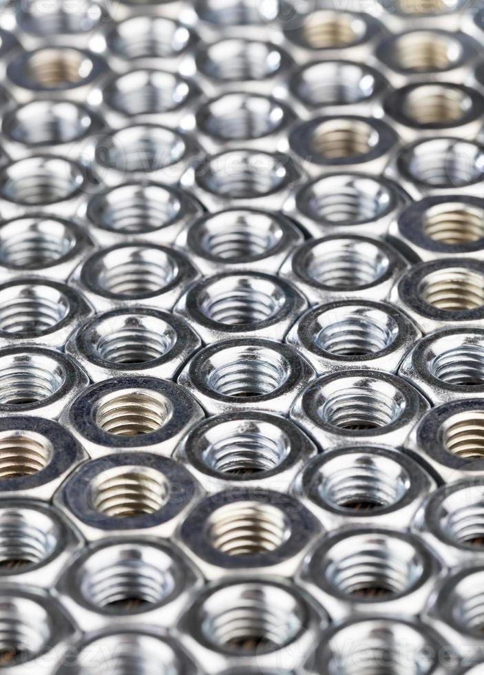 metal nuts for use in installation photo