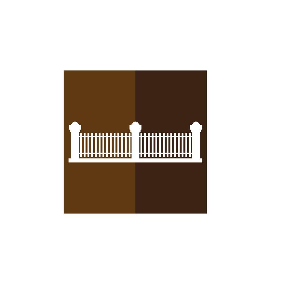 fence icon vector illustration design template