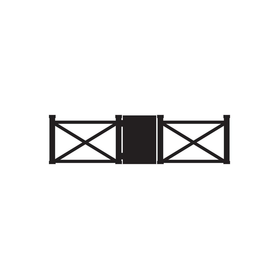 fence icon vector illustration design template