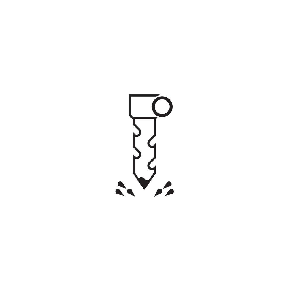 Drill icon vector illustration design template