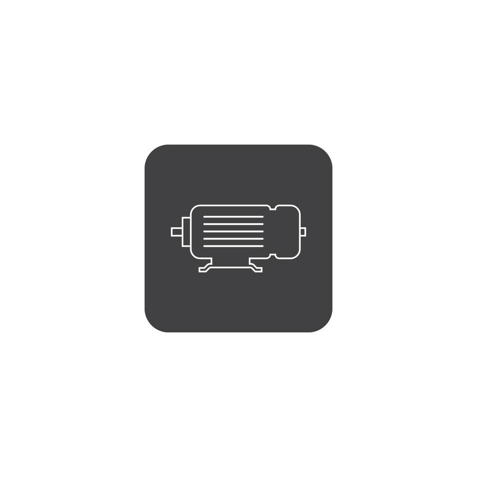 electric motor icon vector