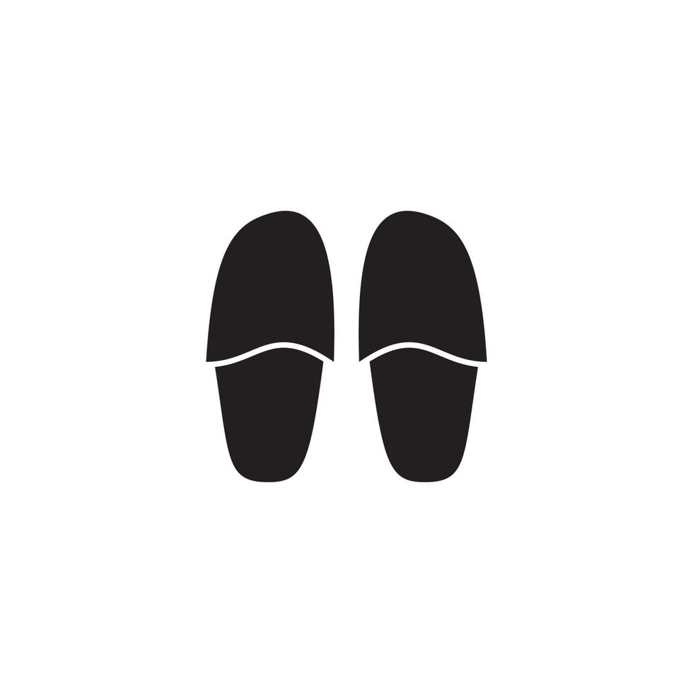 Slippers icon vector illustration template design.