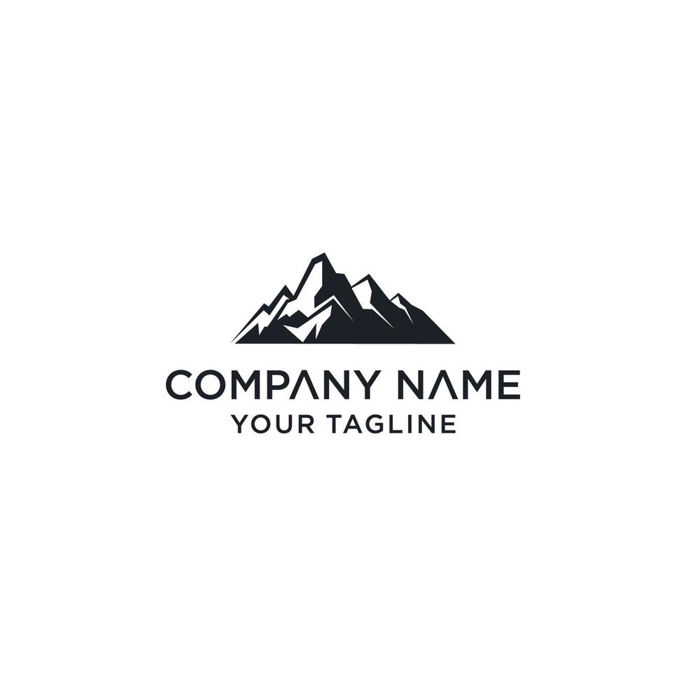 concept mountain logo design vector illustration isolated background