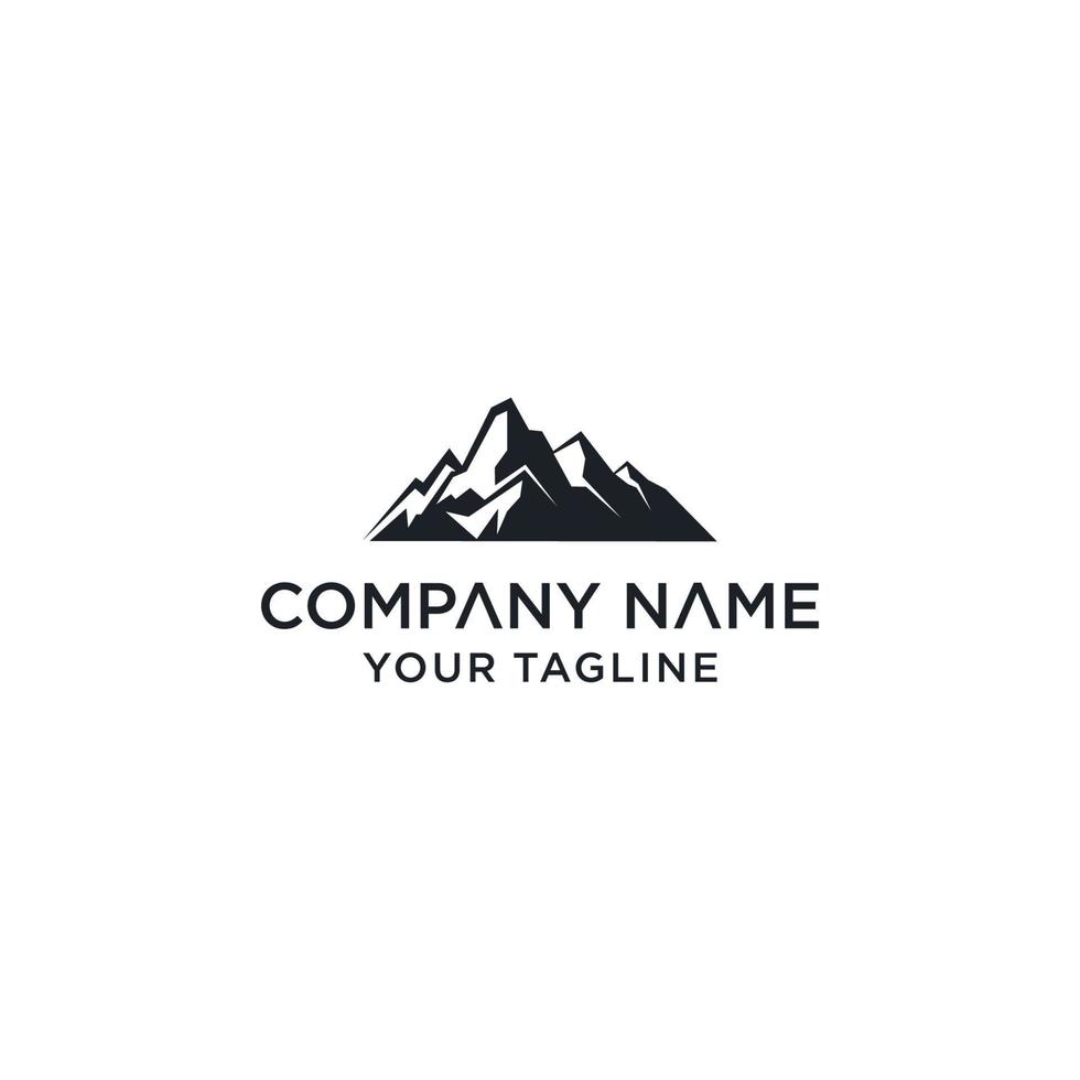 concept mountain logo design vector illustration isolated background