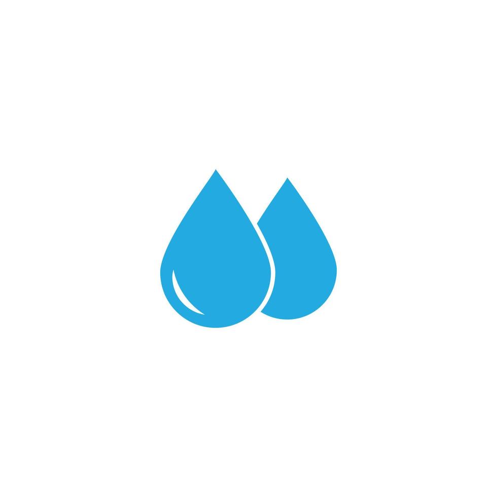 plantilla de diseño de ilustración de vector de logotipo de gota de agua