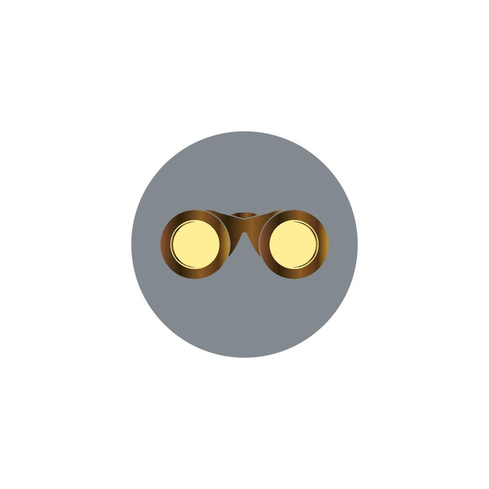 Binoculars icon vector illustration design template