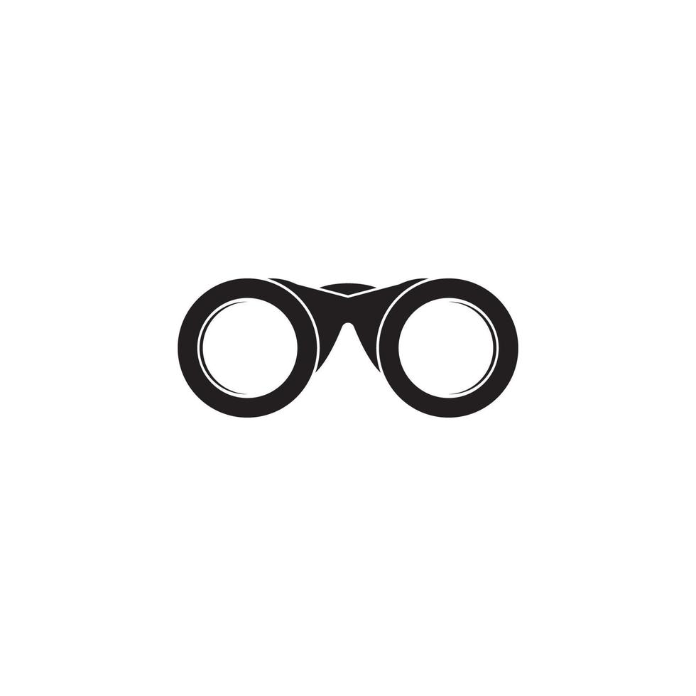 Binoculars icon vector illustration design template