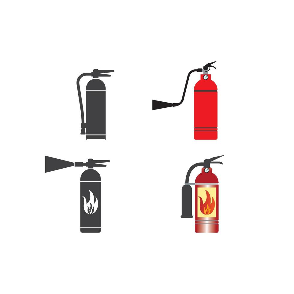 Fire extinguisher icon vector