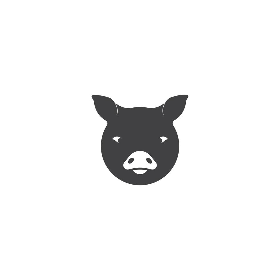 Pig heat icon vector