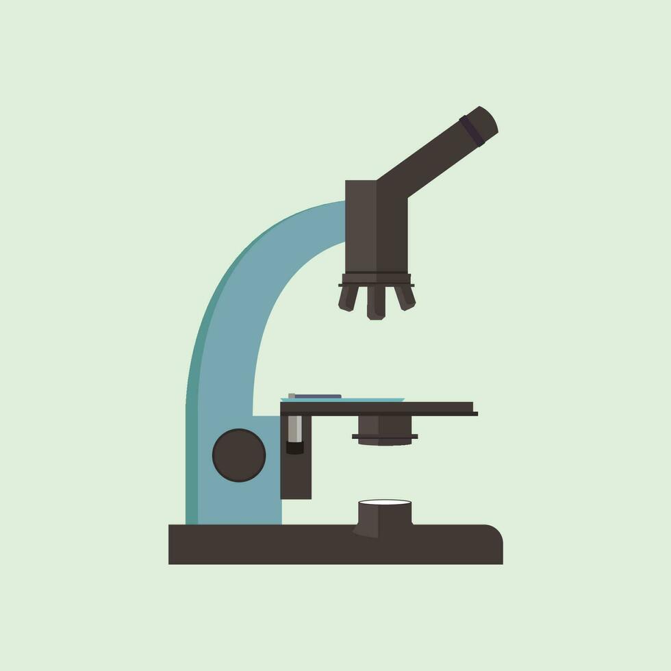 microscope vector illustration