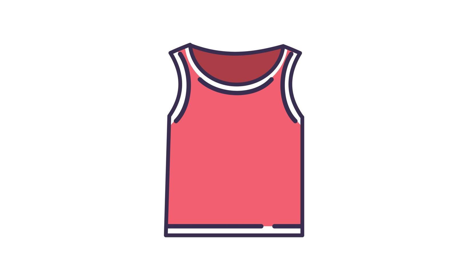 sport singlet vector illustration design