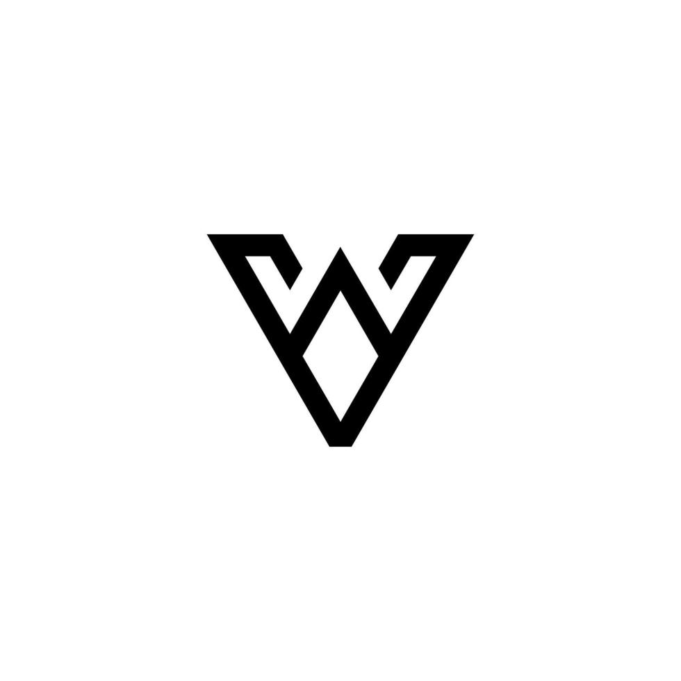 logo initial v vector illustration isolated background